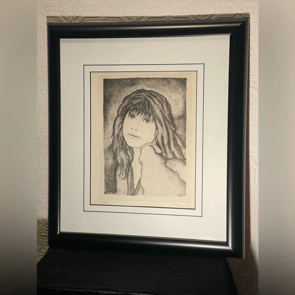 PIERRE ROLAND RENOIR greatgrandson of Pierre Auguste Set of (2) Drypoint Etching - Picture 9 of 16